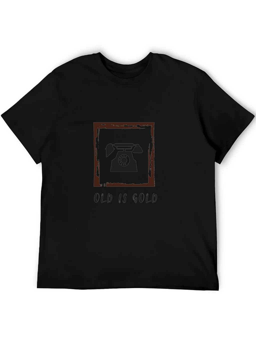 Vintage Phone T-Shirt - Old is Gold Retro Tee product image 5