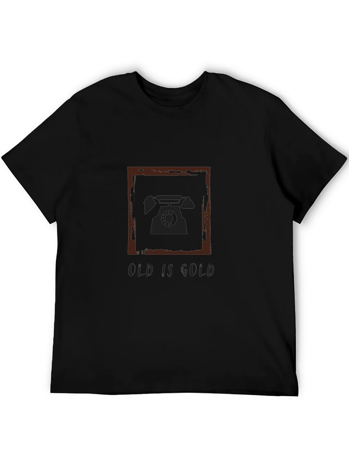 Vintage Phone T-Shirt - Old is Gold Retro Tee product image 5