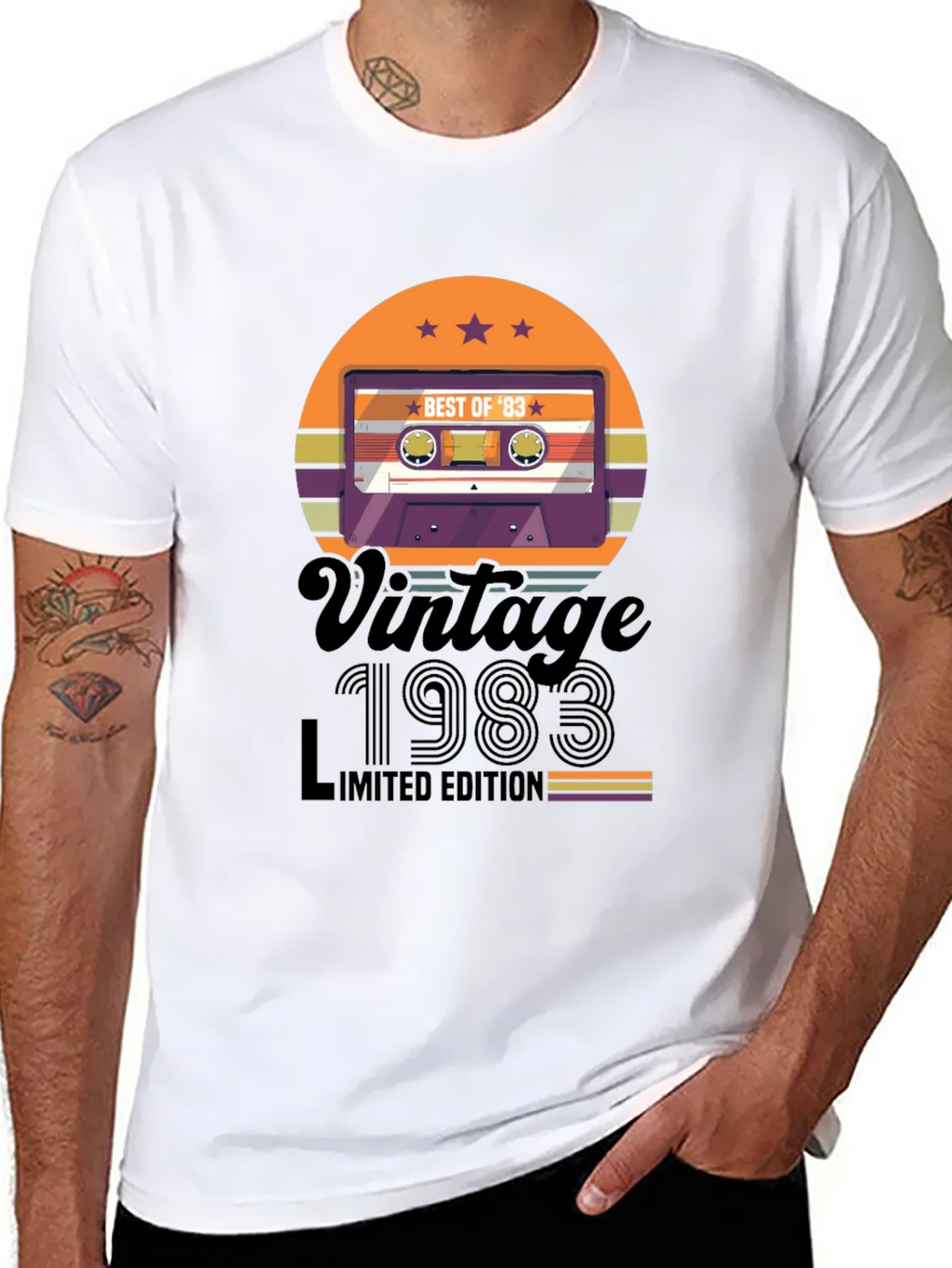Vintage 1983 Cassette Tape Graphic Tee product image 7