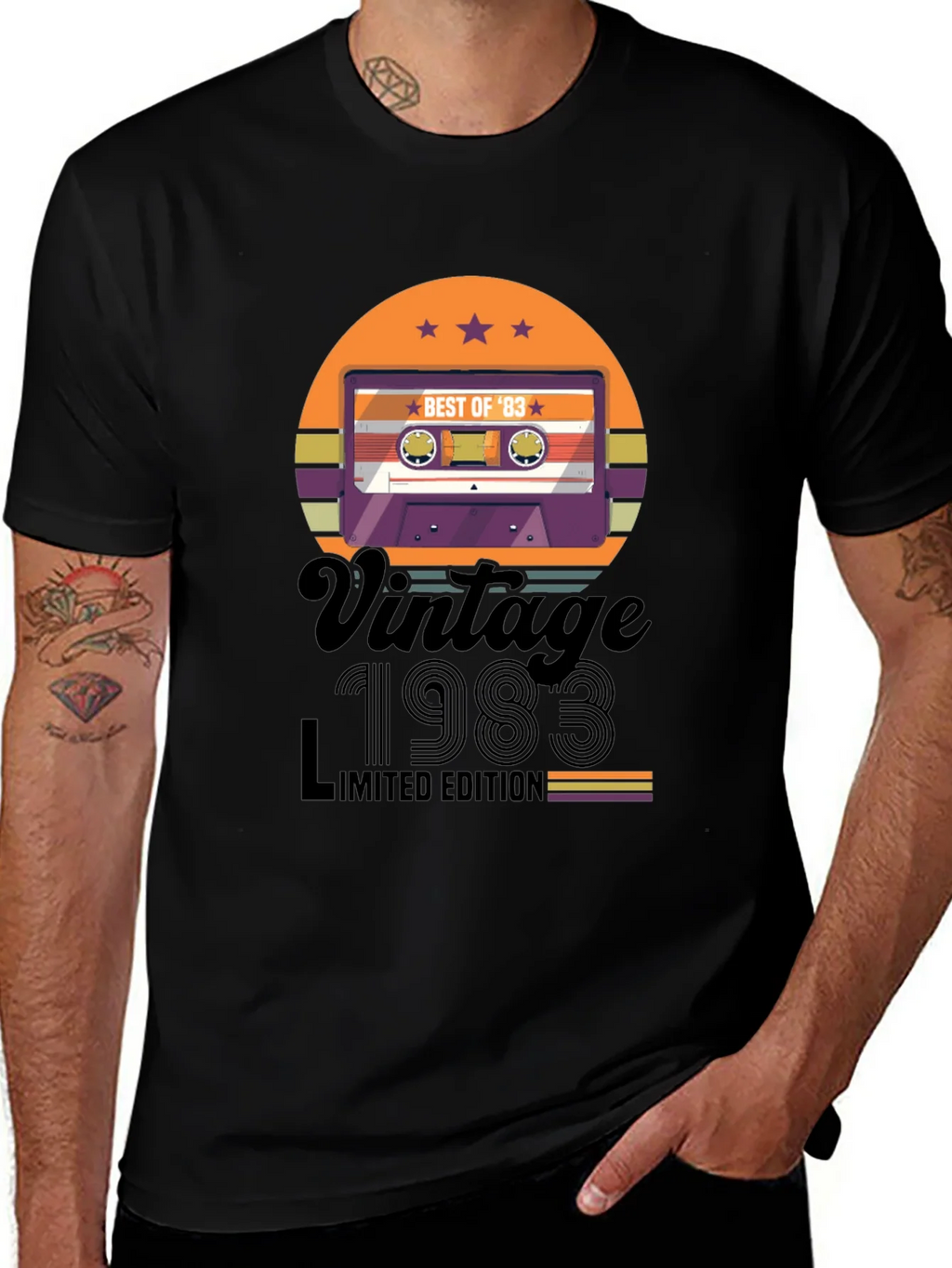 Vintage 1983 Cassette Tape Graphic Tee product image 1