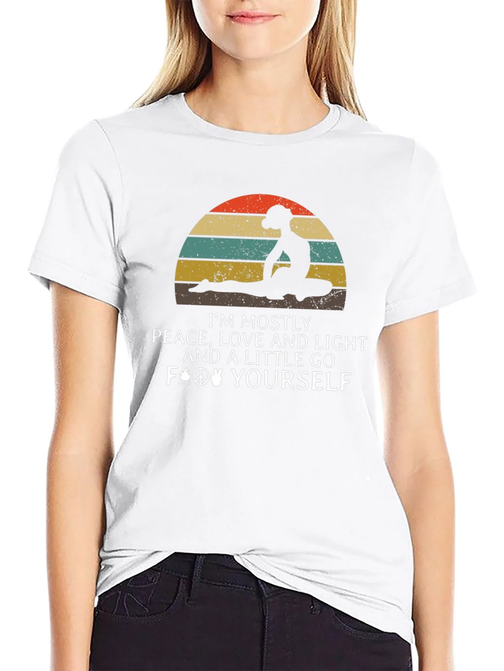 Peace Love Light Graphic T-Shirt product image 8
