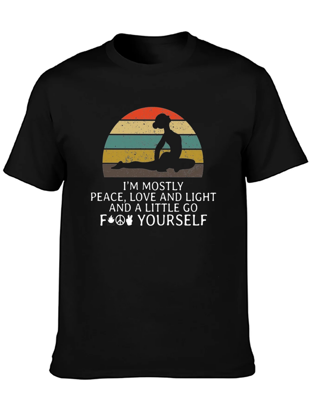 Peace Love Light Graphic T-Shirt product image 3
