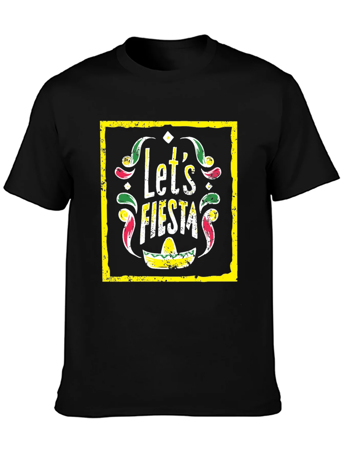 Lets Fiesta Graphic Tee - Black T-Shirt product image 3