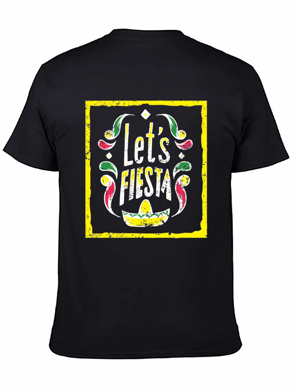 Lets Fiesta Graphic Tee - Black T-Shirt product image 4