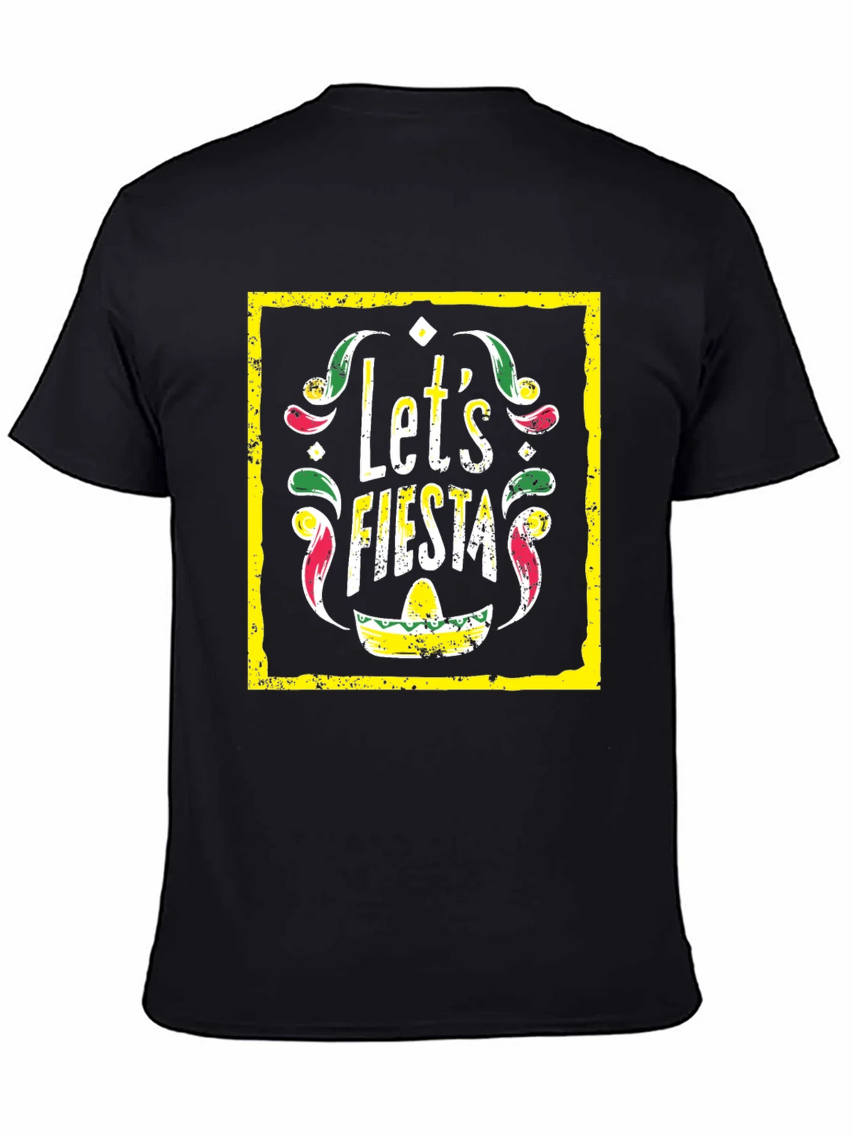 Lets Fiesta Graphic Tee - Black T-Shirt product image 4