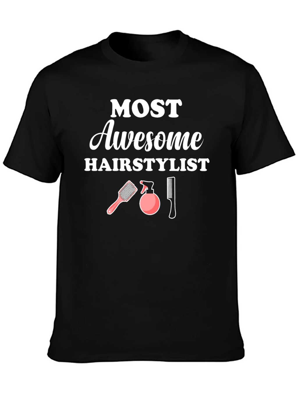 Awesome Hairstylist T-Shirt - Hair Salon Gift product image 2