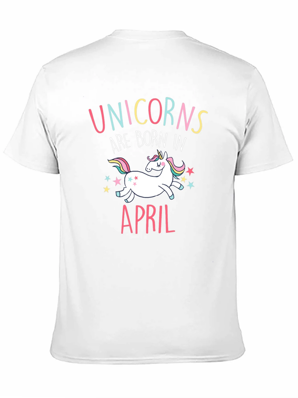 Unicorns Are Born In April Black T-Shirt product image 10