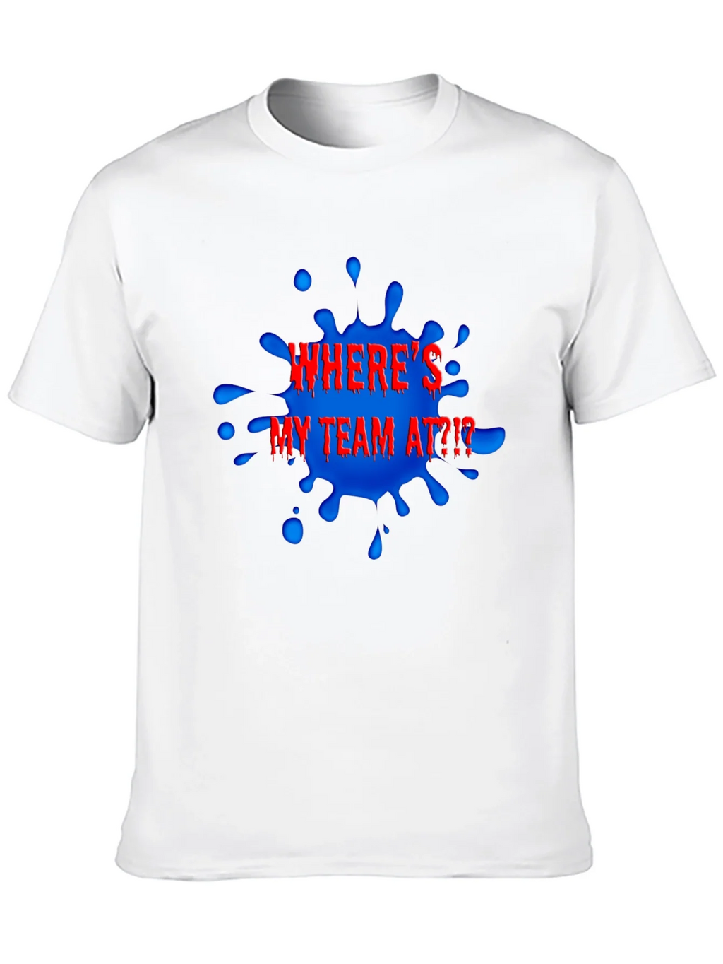 Wheres My Team At?! Black Graphic Tee product image 9