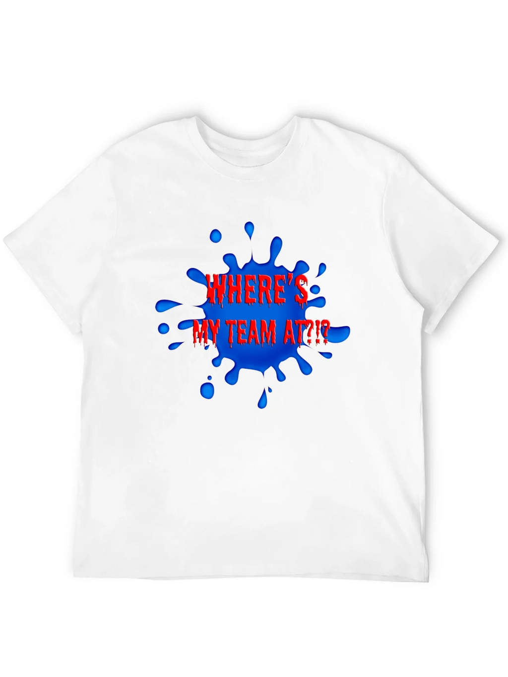 Wheres My Team At?! Black Graphic Tee product image 11