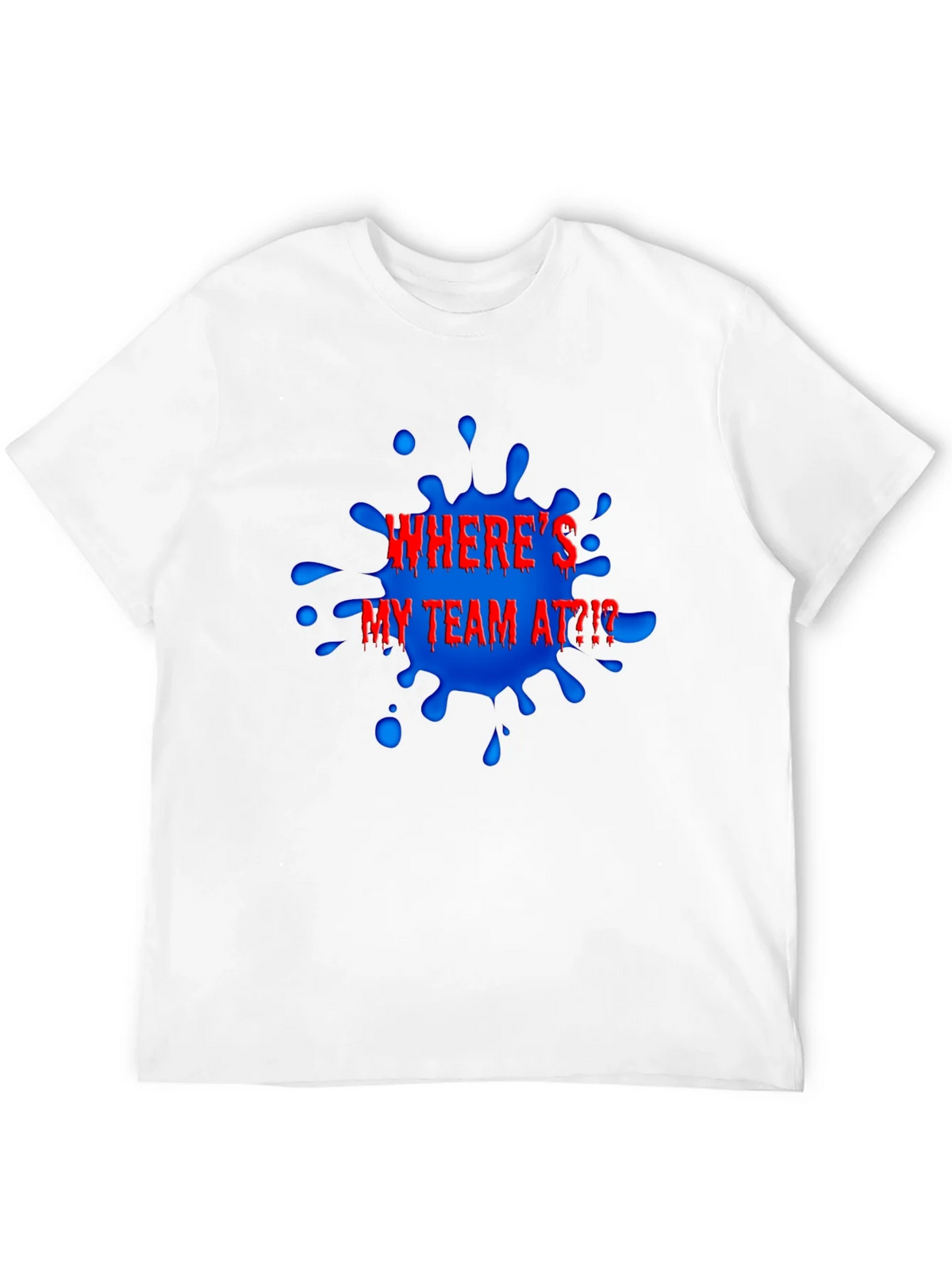 Wheres My Team At?! Black Graphic Tee product image 11
