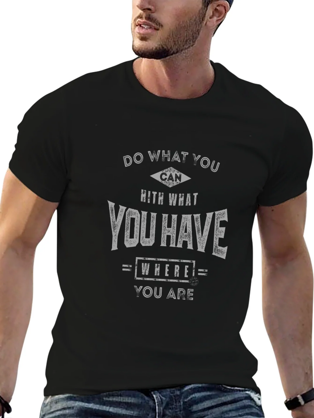 Inspirational Graphic Tee - Do What You Can T-Shirt product image 5