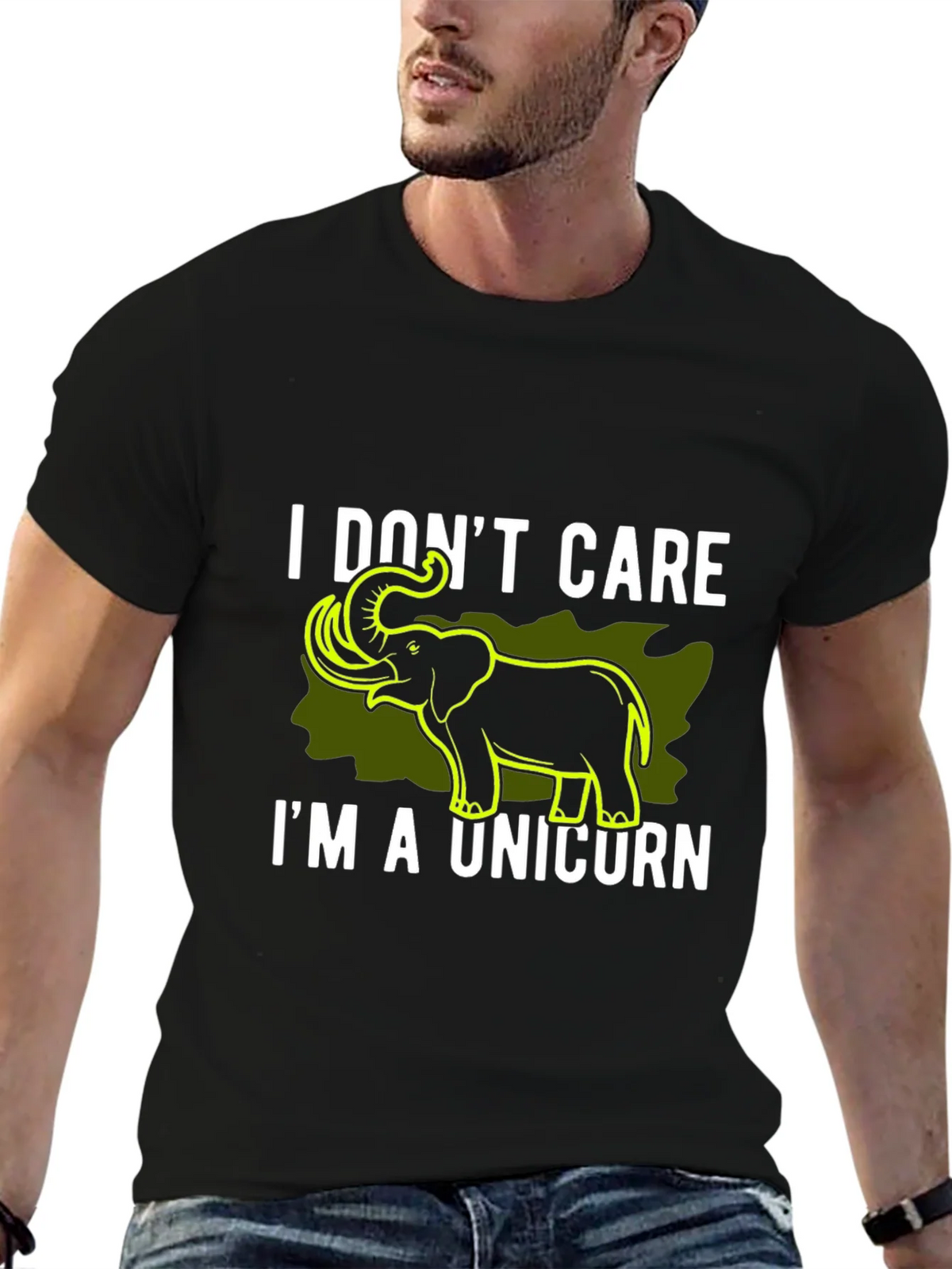 Funny Elephant Unicorn T-Shirt product image 1