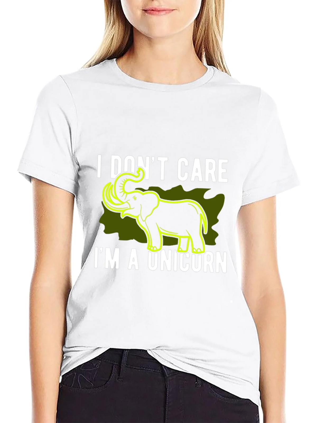Funny Elephant Unicorn T-Shirt product image 3