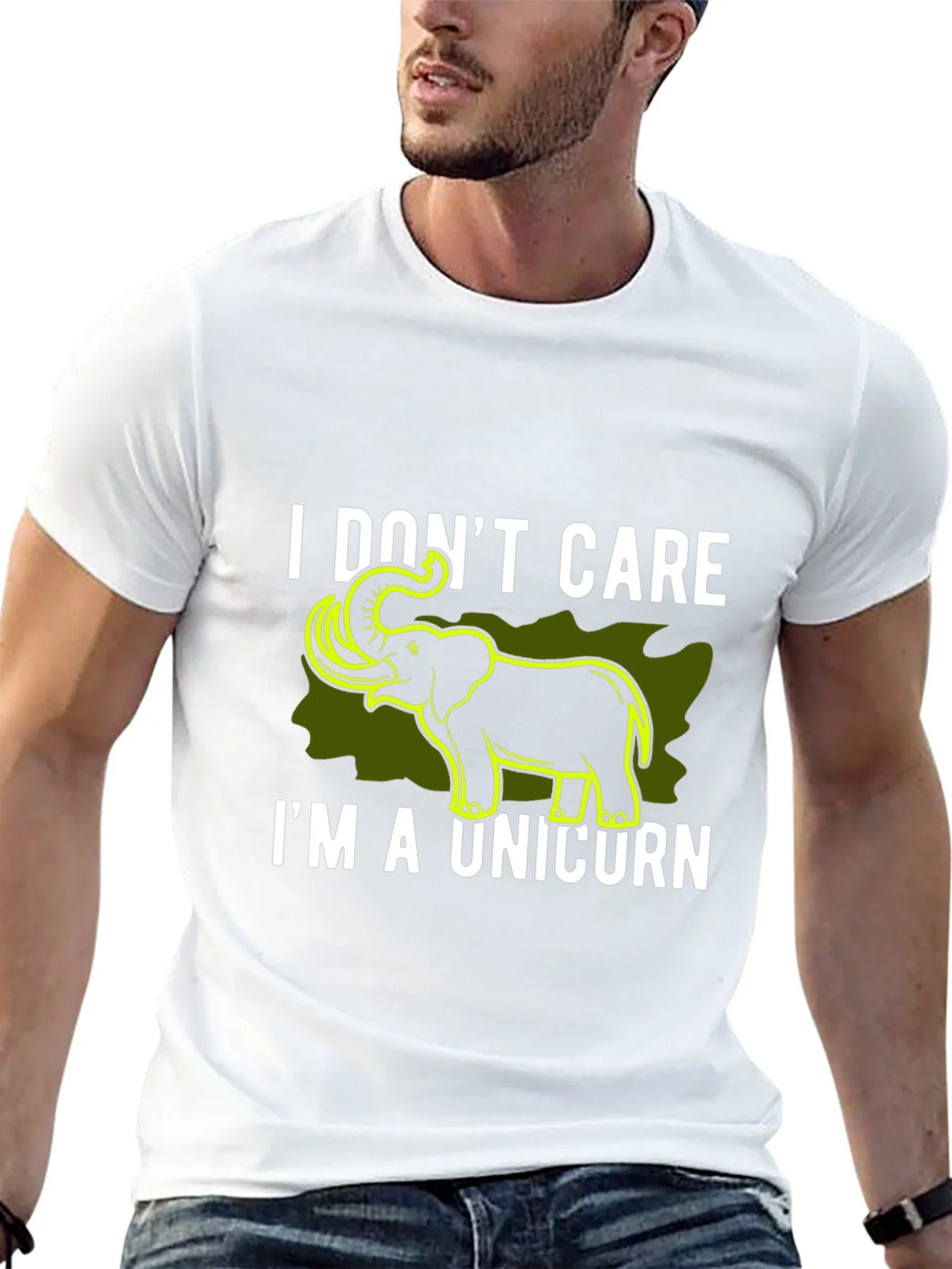 Funny Elephant Unicorn T-Shirt product image 4