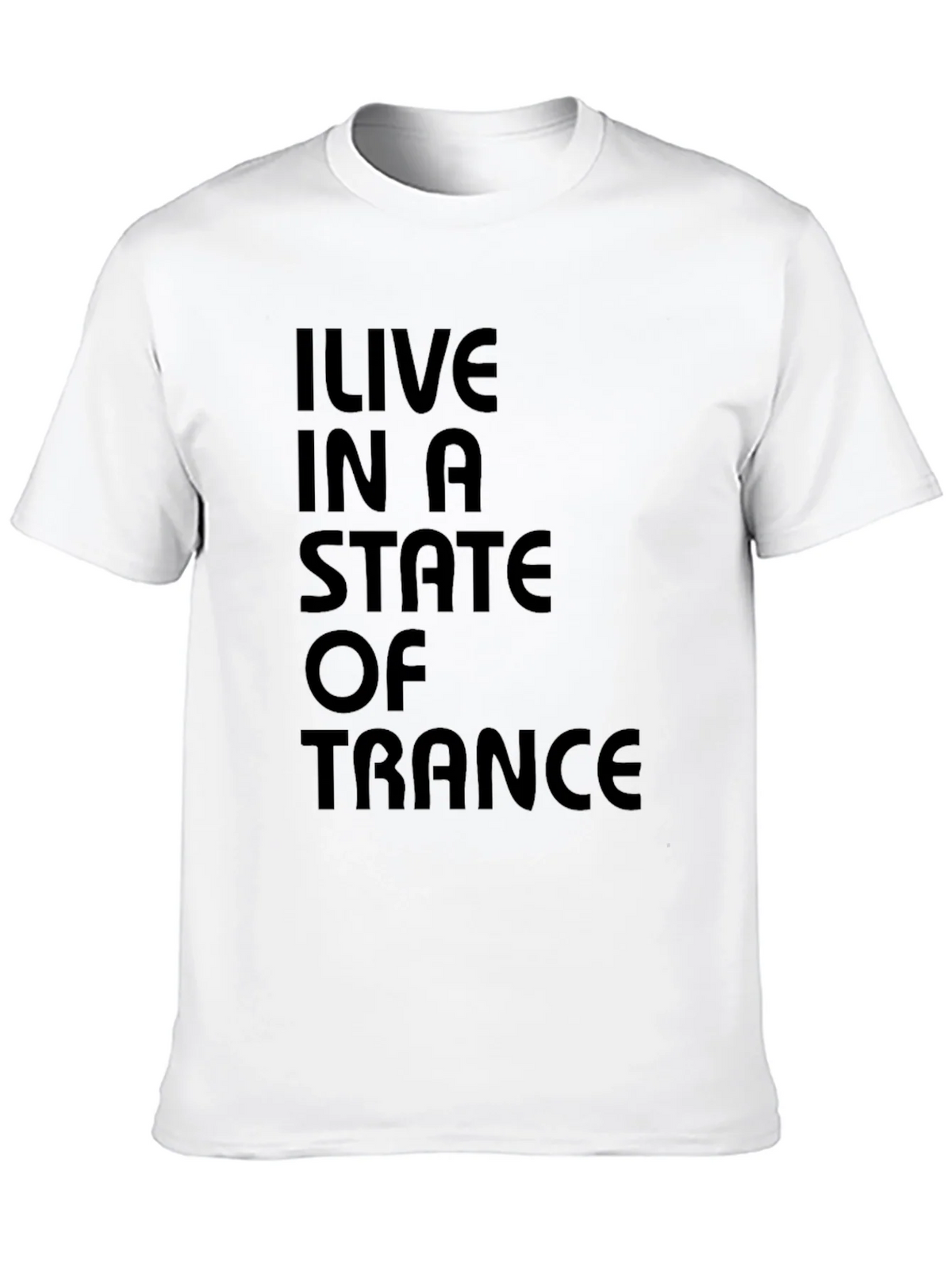 I Live in a State of Trance Black T-Shirt product image 7