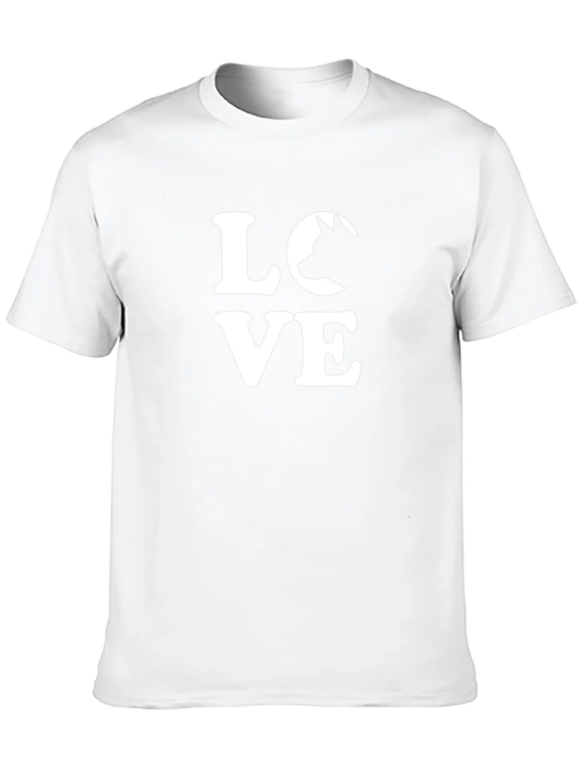 Love Dog Graphic Tee - Black Cotton Blend Casual T-Shirt product image 9