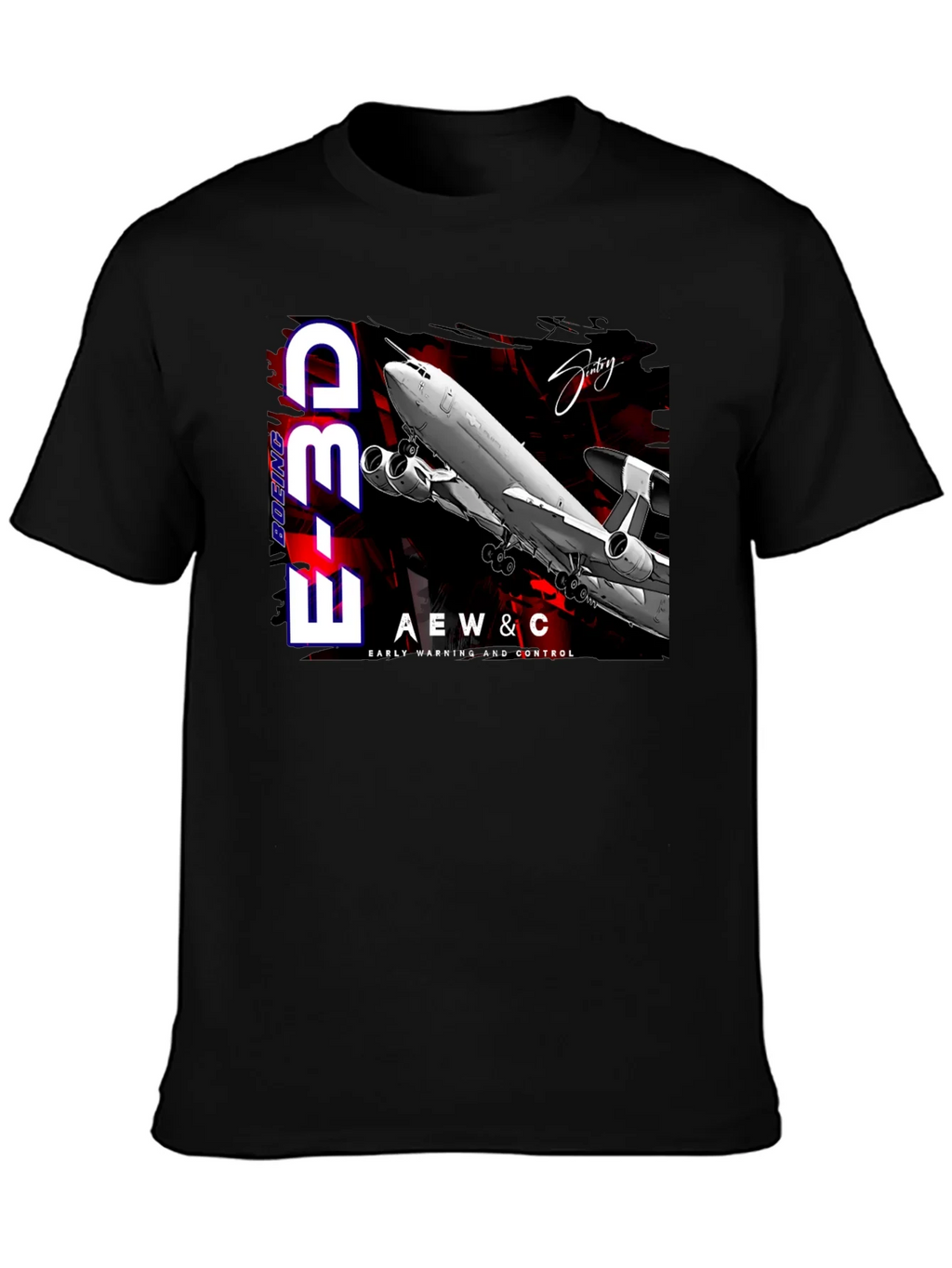 Boeing E-3D AEW&C T-Shirt - Early Warning & Control product image 3