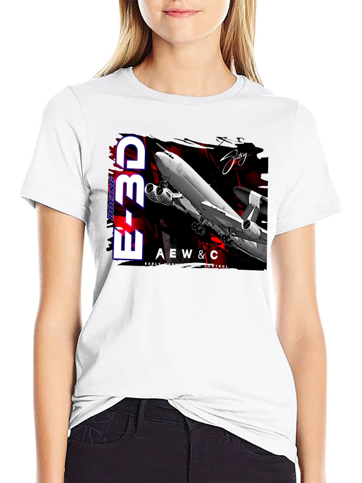 Boeing E-3D AEW&C T-Shirt - Early Warning & Control product image 8