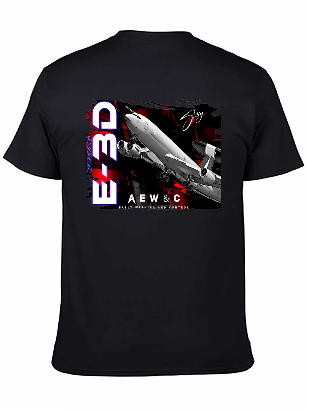 Boeing E-3D AEW&C T-Shirt - Early Warning & Control product image 4