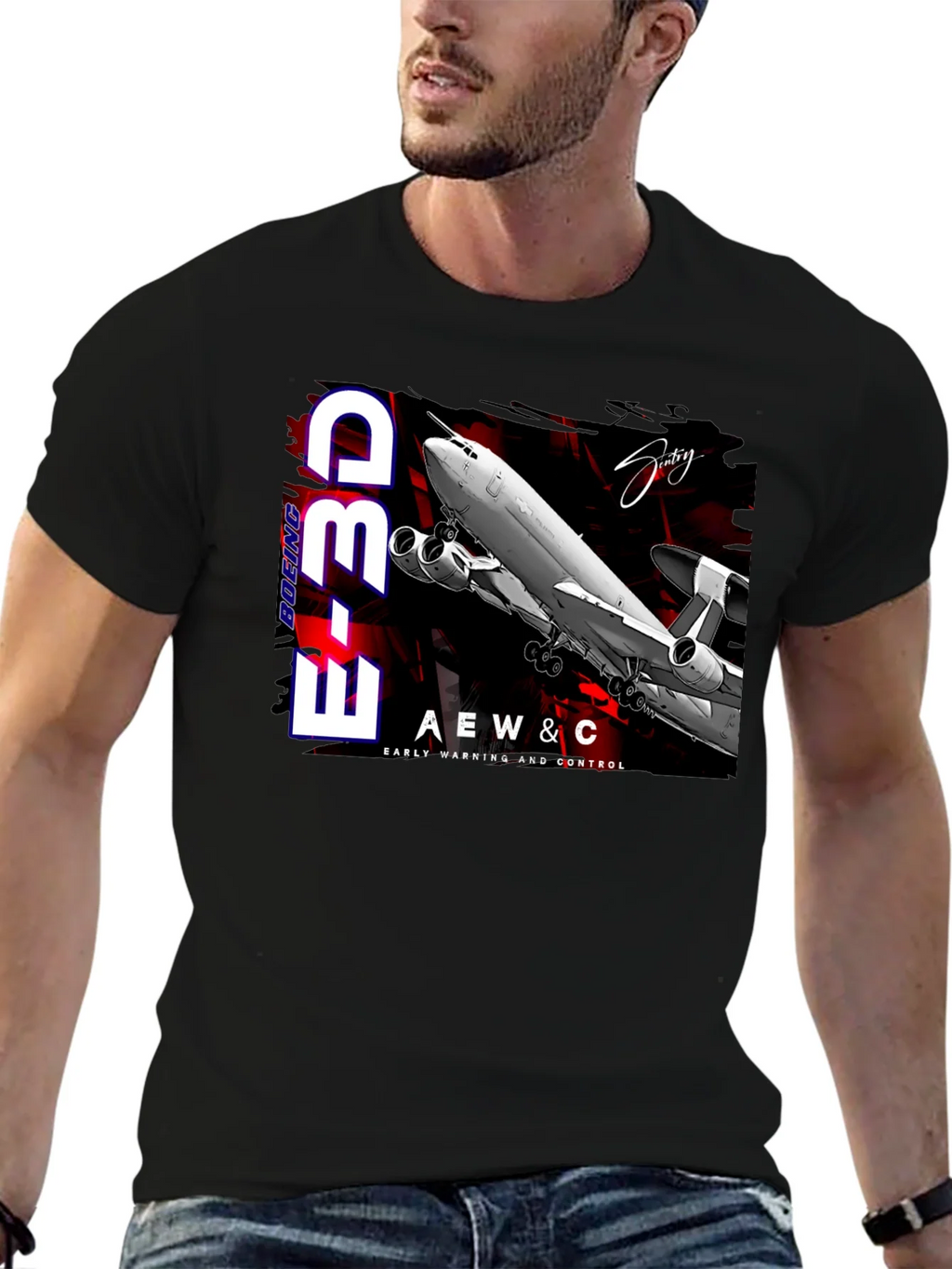 Boeing E-3D AEW&C T-Shirt - Early Warning & Control product image 6
