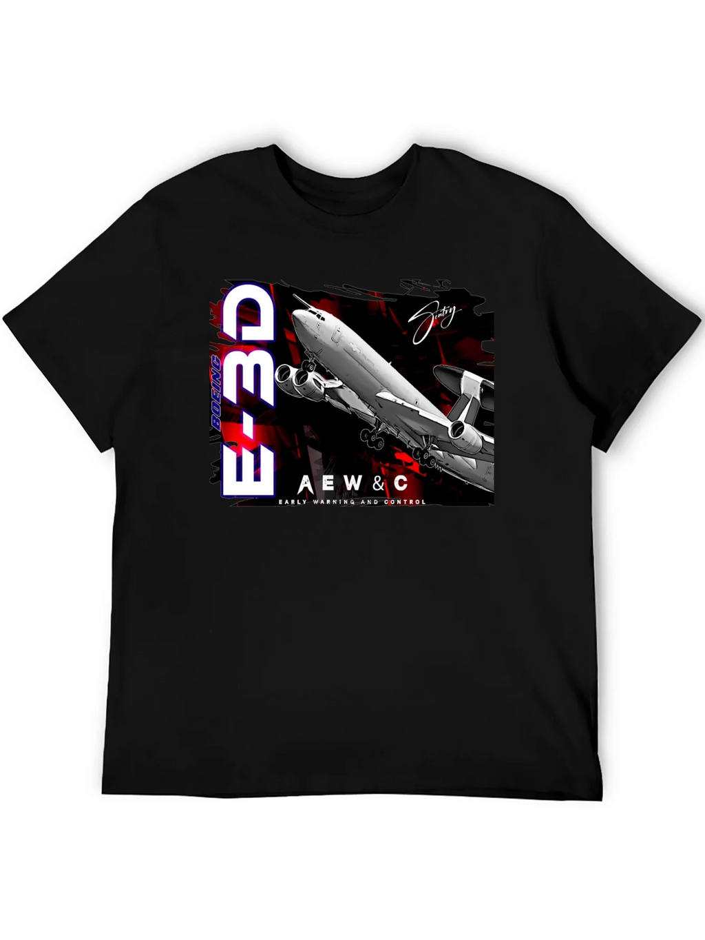 Boeing E-3D AEW&C T-Shirt - Early Warning & Control product image 5