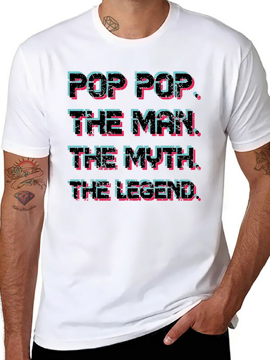Pop The Man Myth Legend T-Shirt product image 7