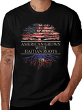 American Grown with Haitian Roots T-Shirt product image 1