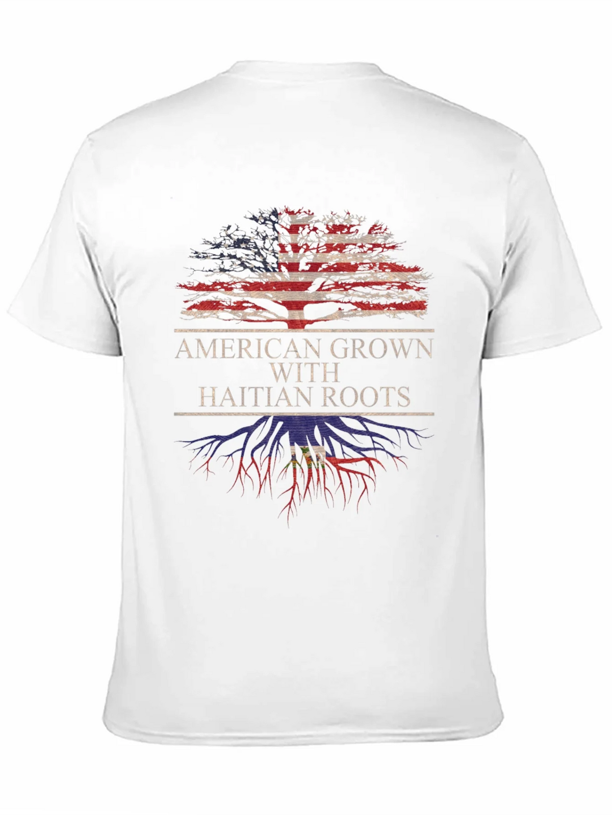 American Grown with Haitian Roots T-Shirt product image 10