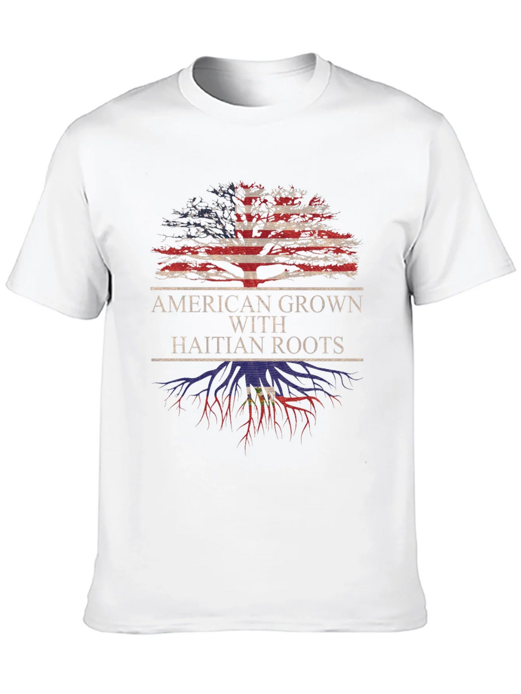 American Grown with Haitian Roots T-Shirt product image 9