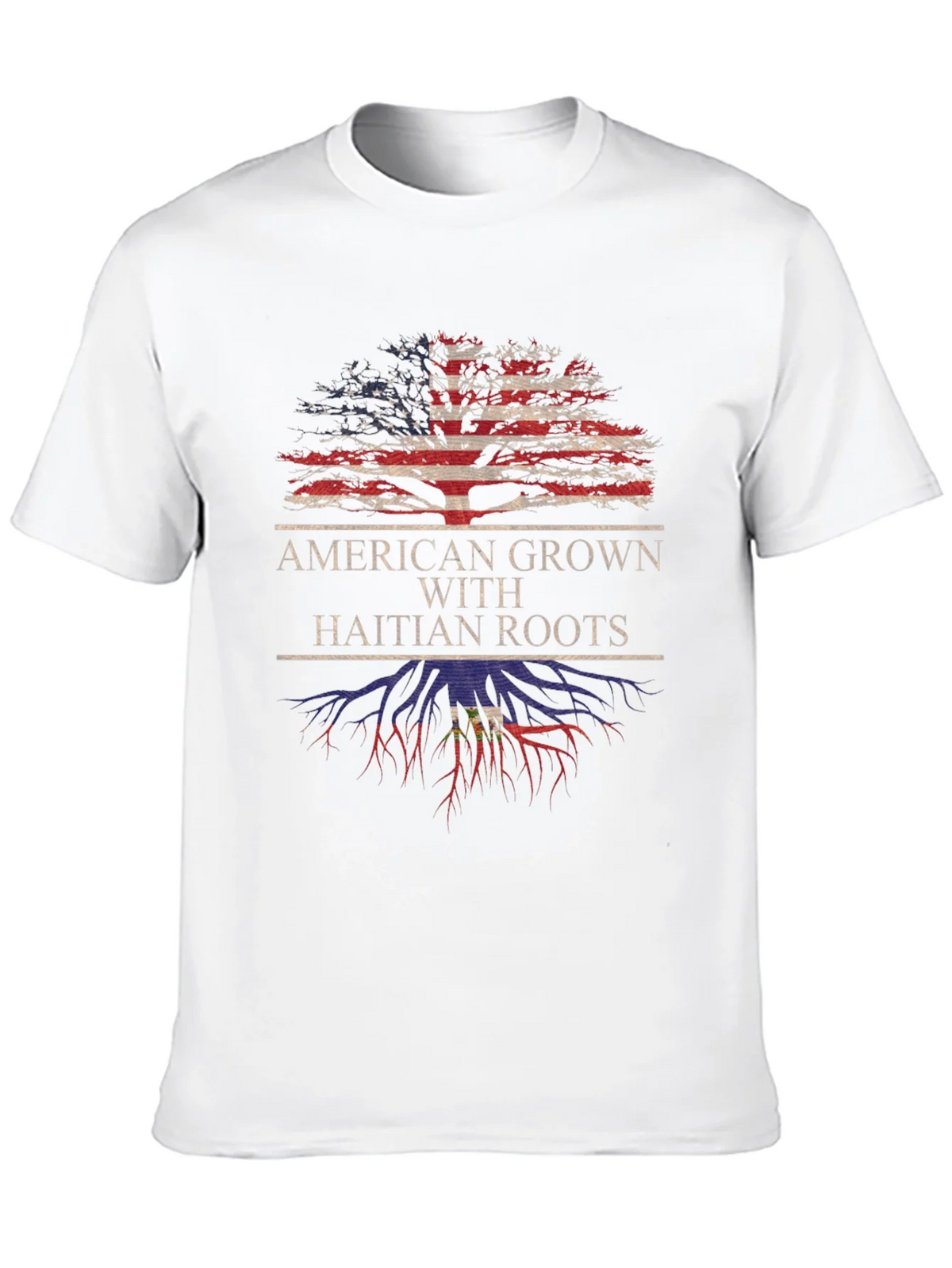 American Grown with Haitian Roots T-Shirt product image 9