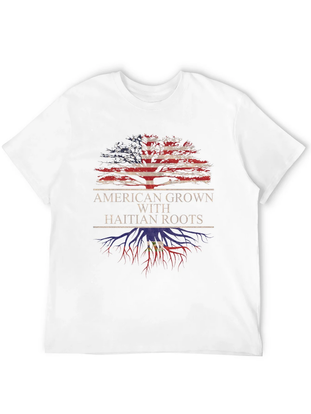 American Grown with Haitian Roots T-Shirt product image 11