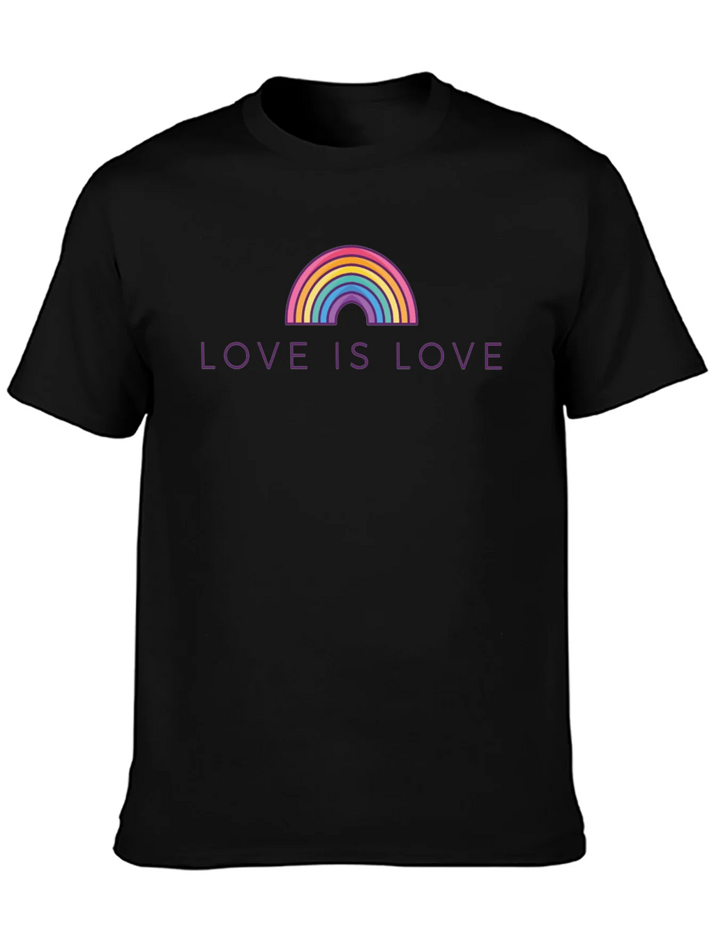 Love is LGBTQ+ Rainbow Graphic T-Shirt product image 2