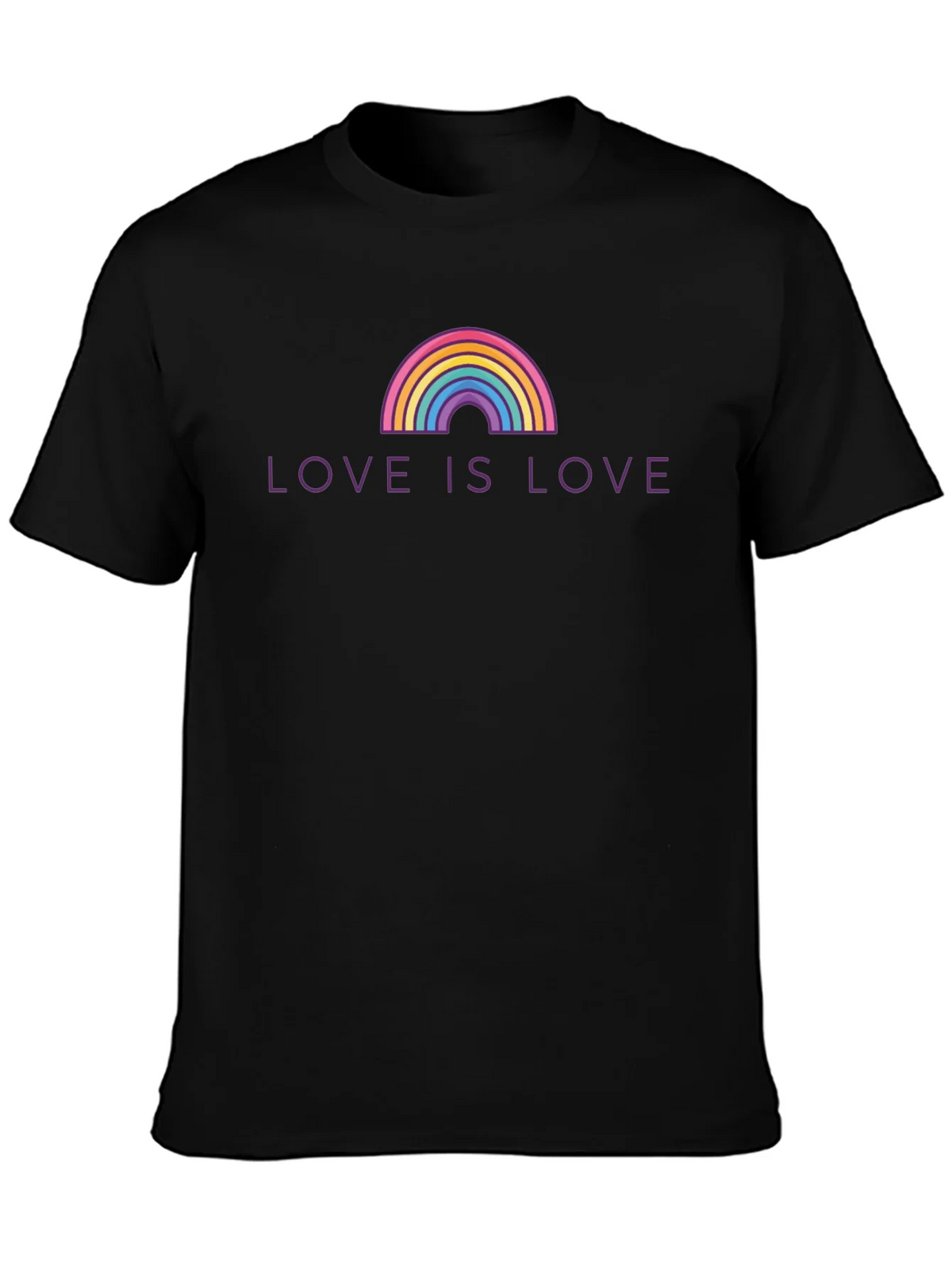 Love is LGBTQ+ Rainbow Graphic T-Shirt product image 2
