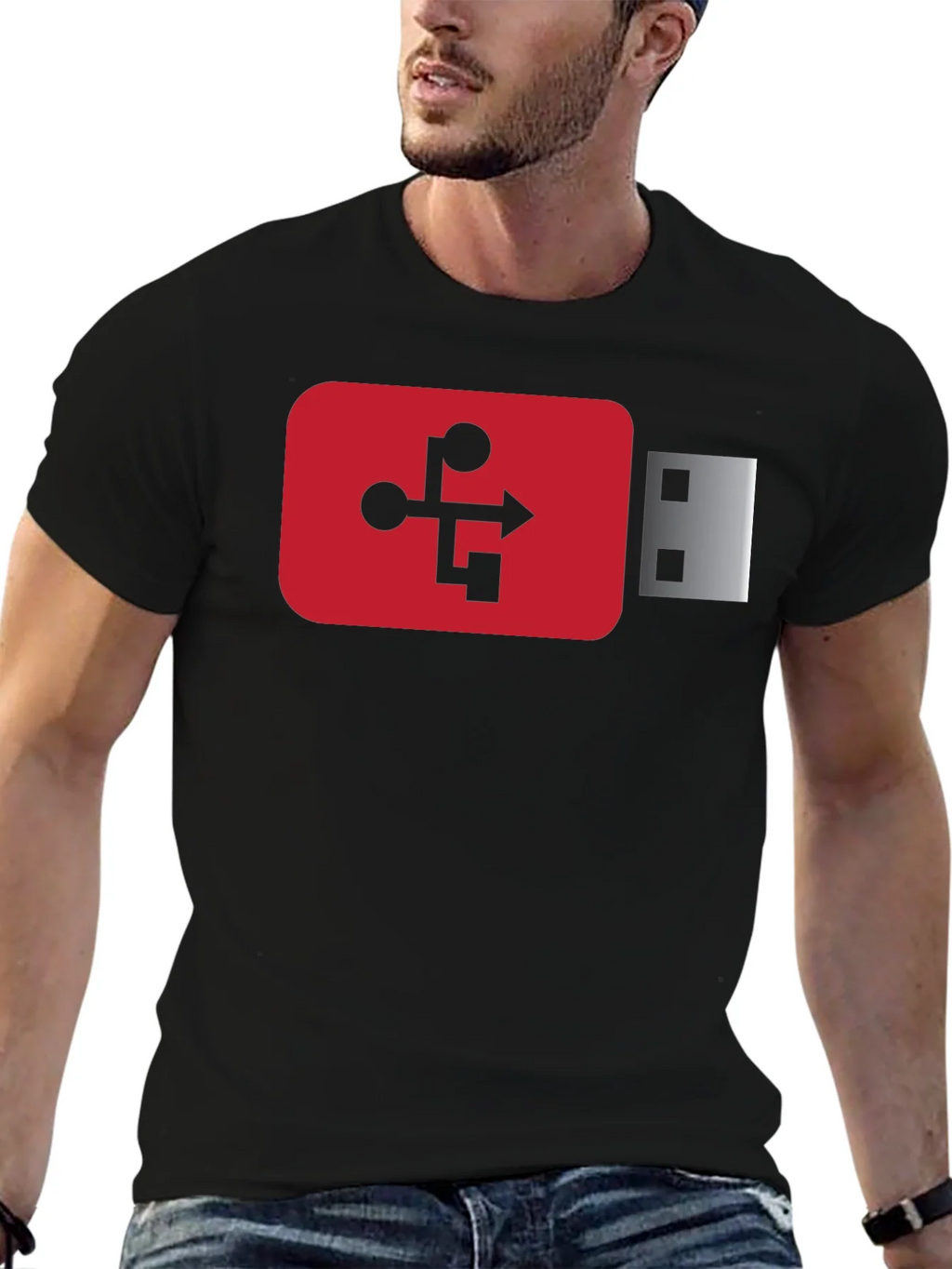USB Drive Graphic Tee - Geek Chic! product image 6
