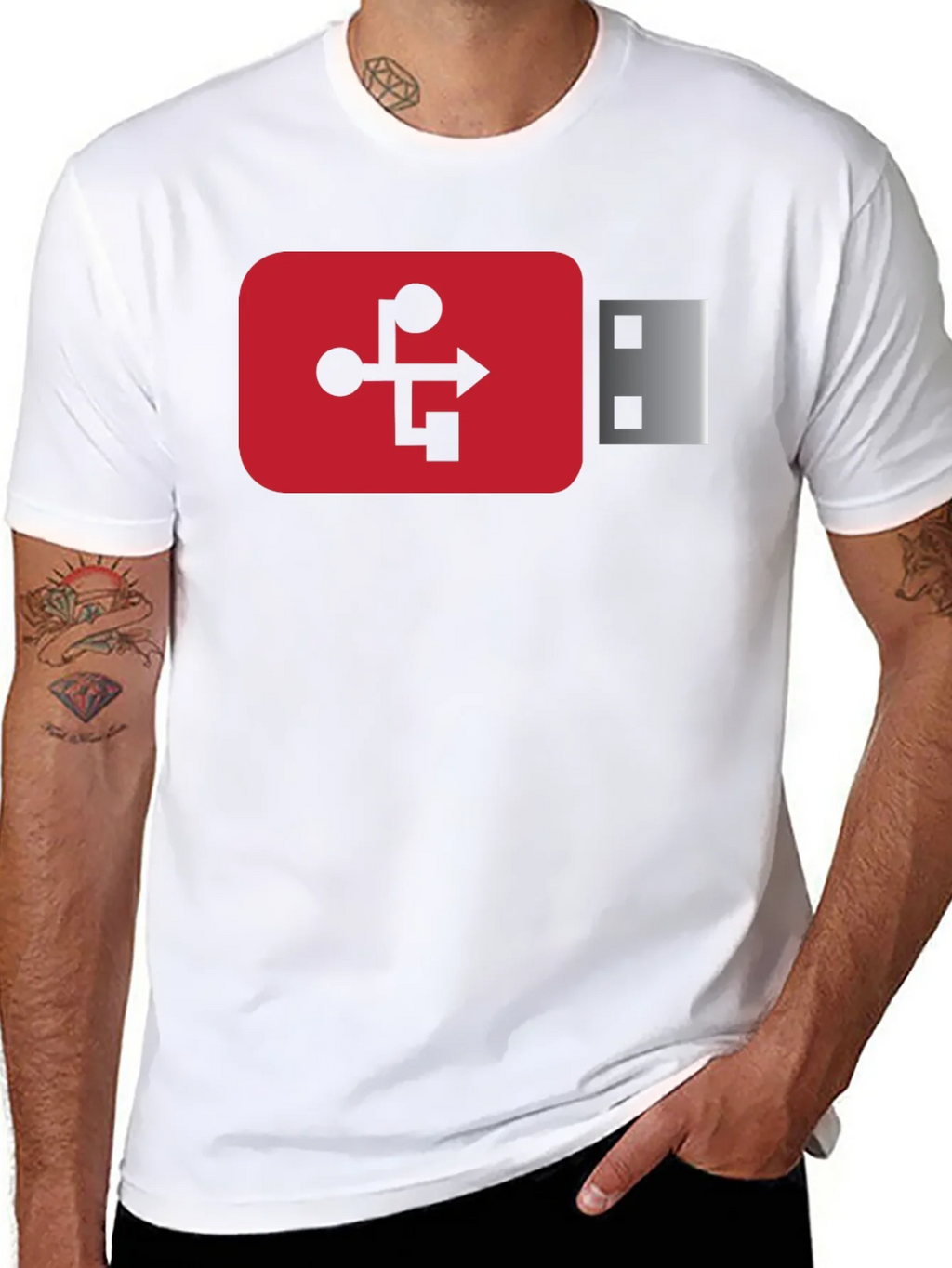 USB Drive Graphic Tee - Geek Chic! product image 7