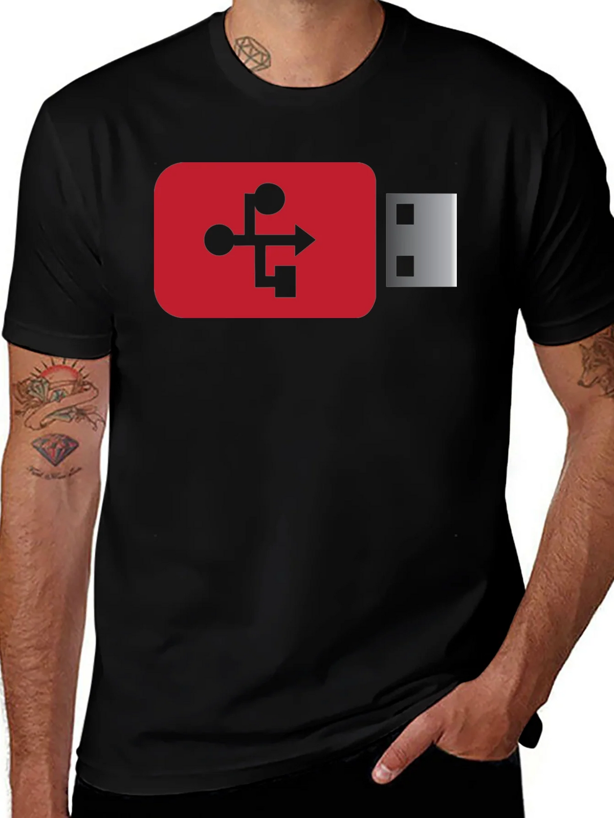USB Drive Graphic Tee - Geek Chic! product image 1