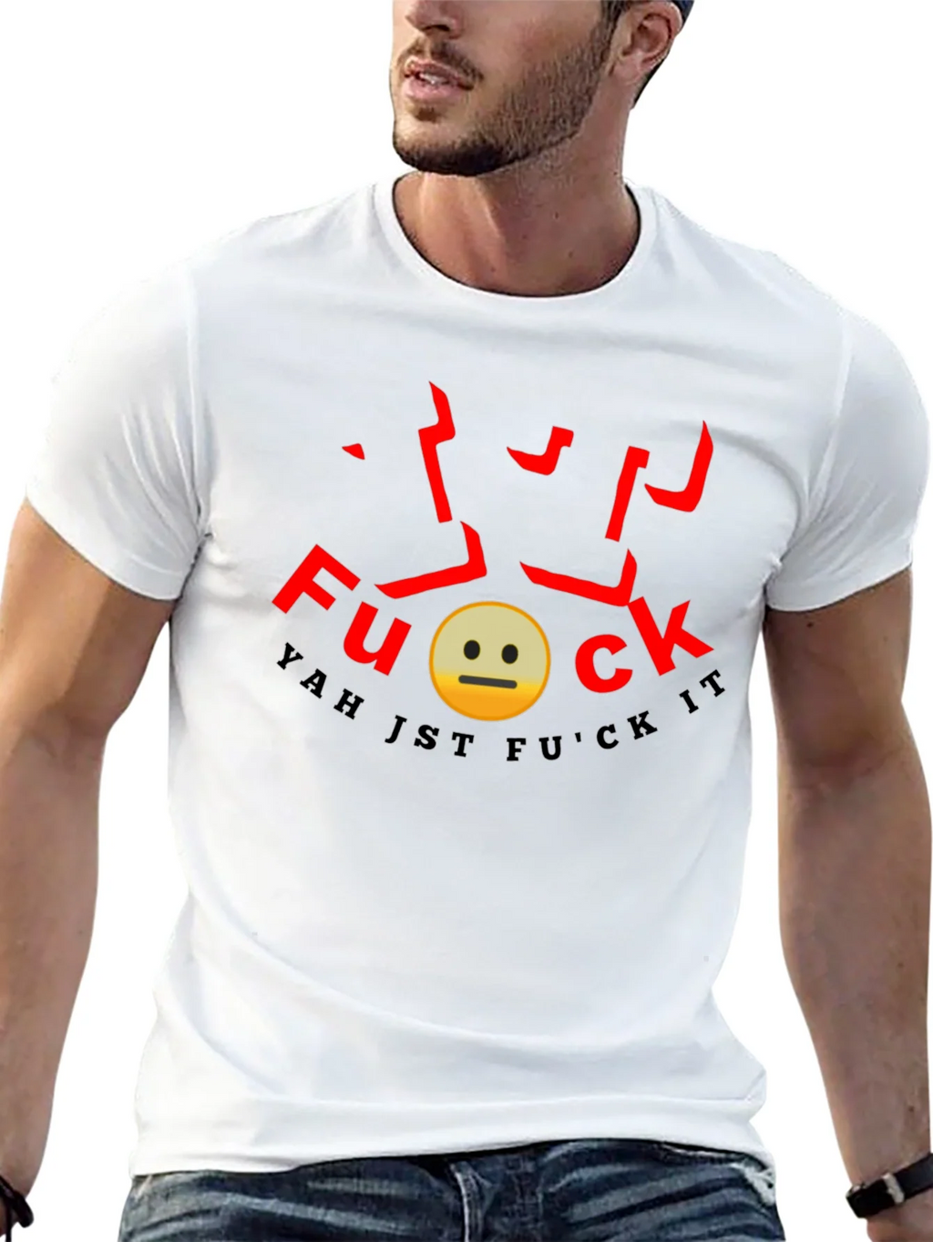 Yah Jst F*ck It Graphic Tee product image 12