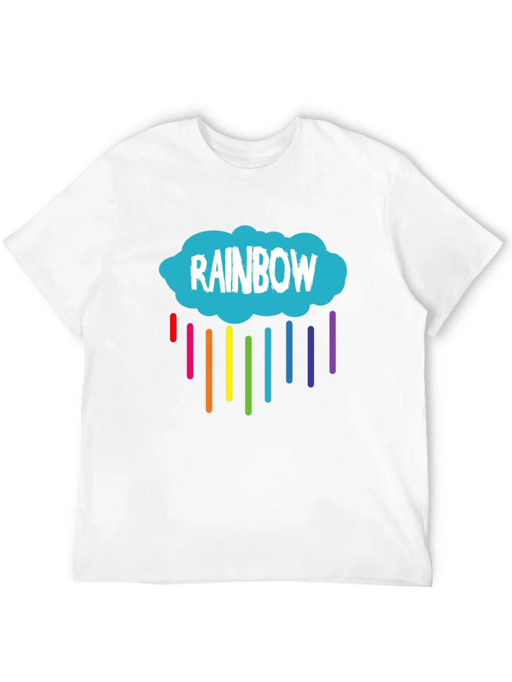 Rainbow Cloud Graphic T-Shirt - Unisex product image 11