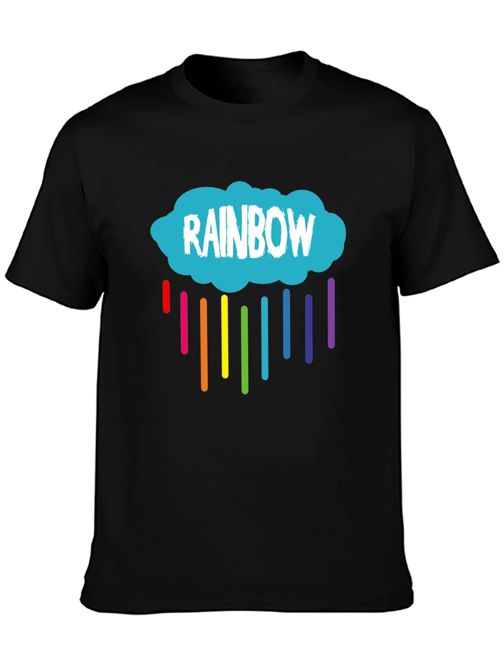 Rainbow Cloud Graphic T-Shirt - Unisex product image 3