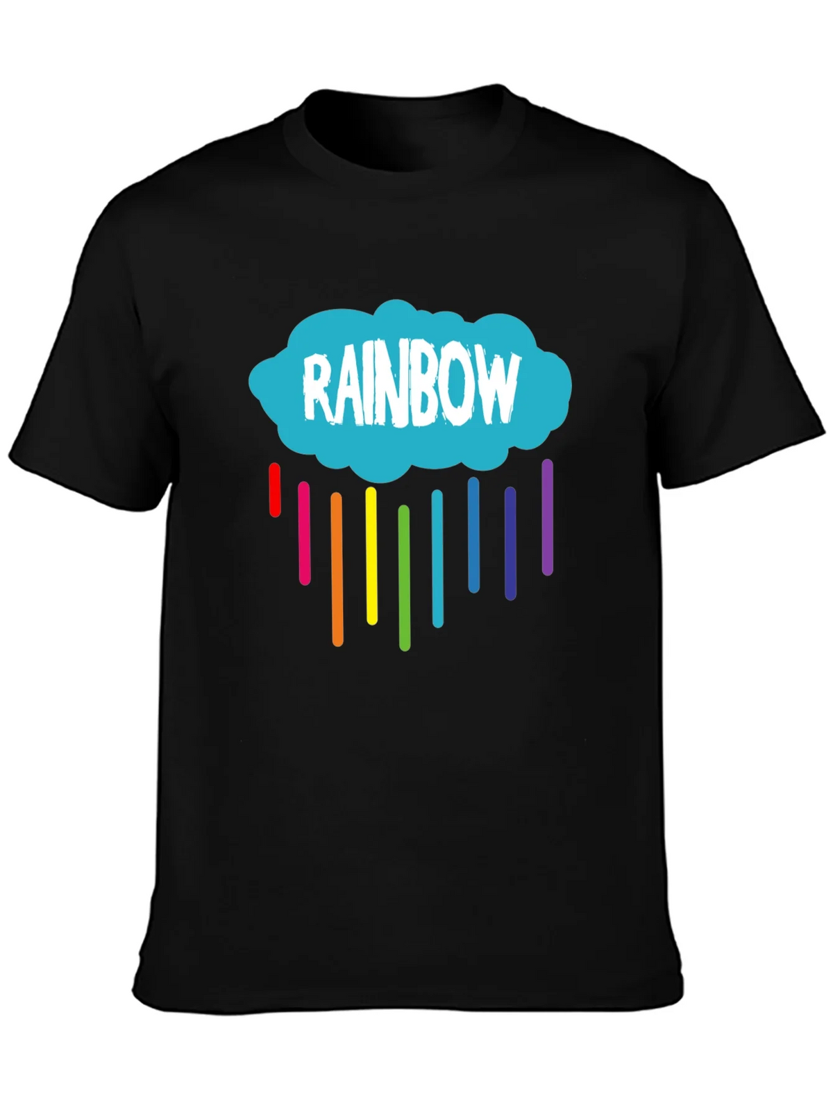 Rainbow Cloud Graphic T-Shirt - Unisex product image 3
