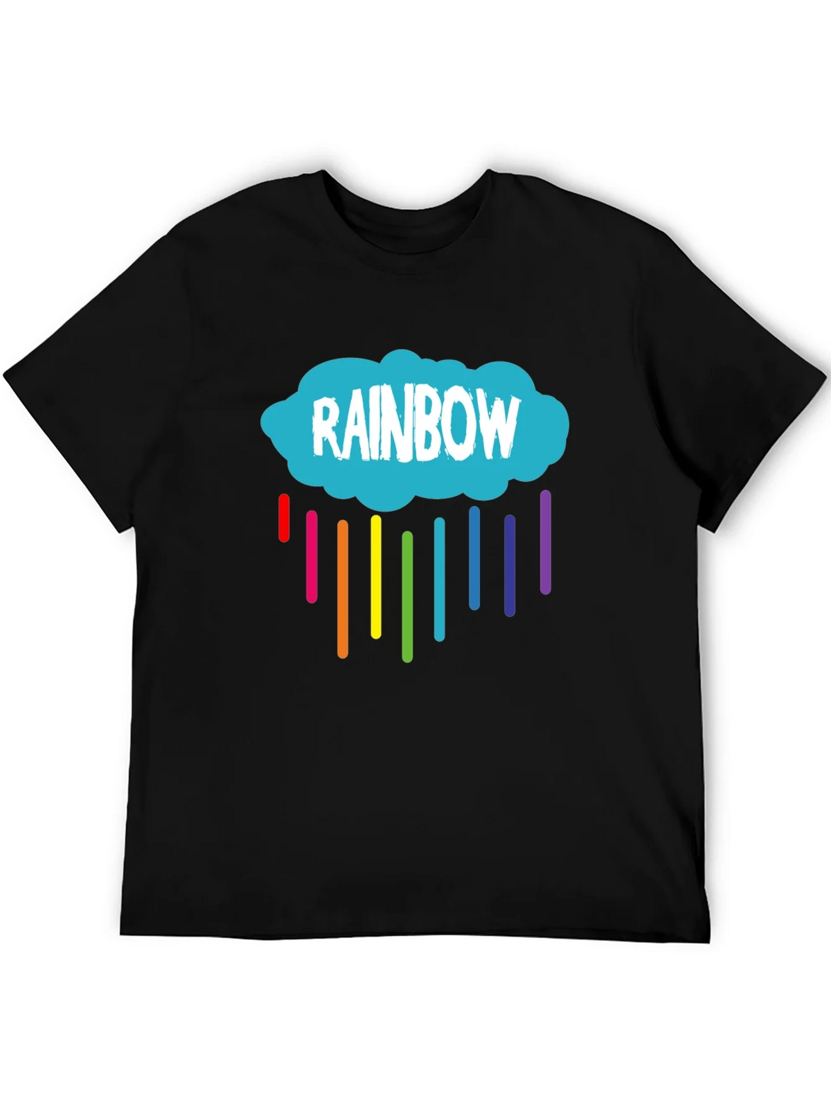 Rainbow Cloud Graphic T-Shirt - Unisex product image 5
