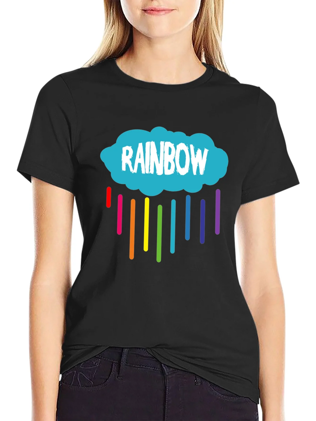 Rainbow Cloud Graphic T-Shirt - Unisex product image 2