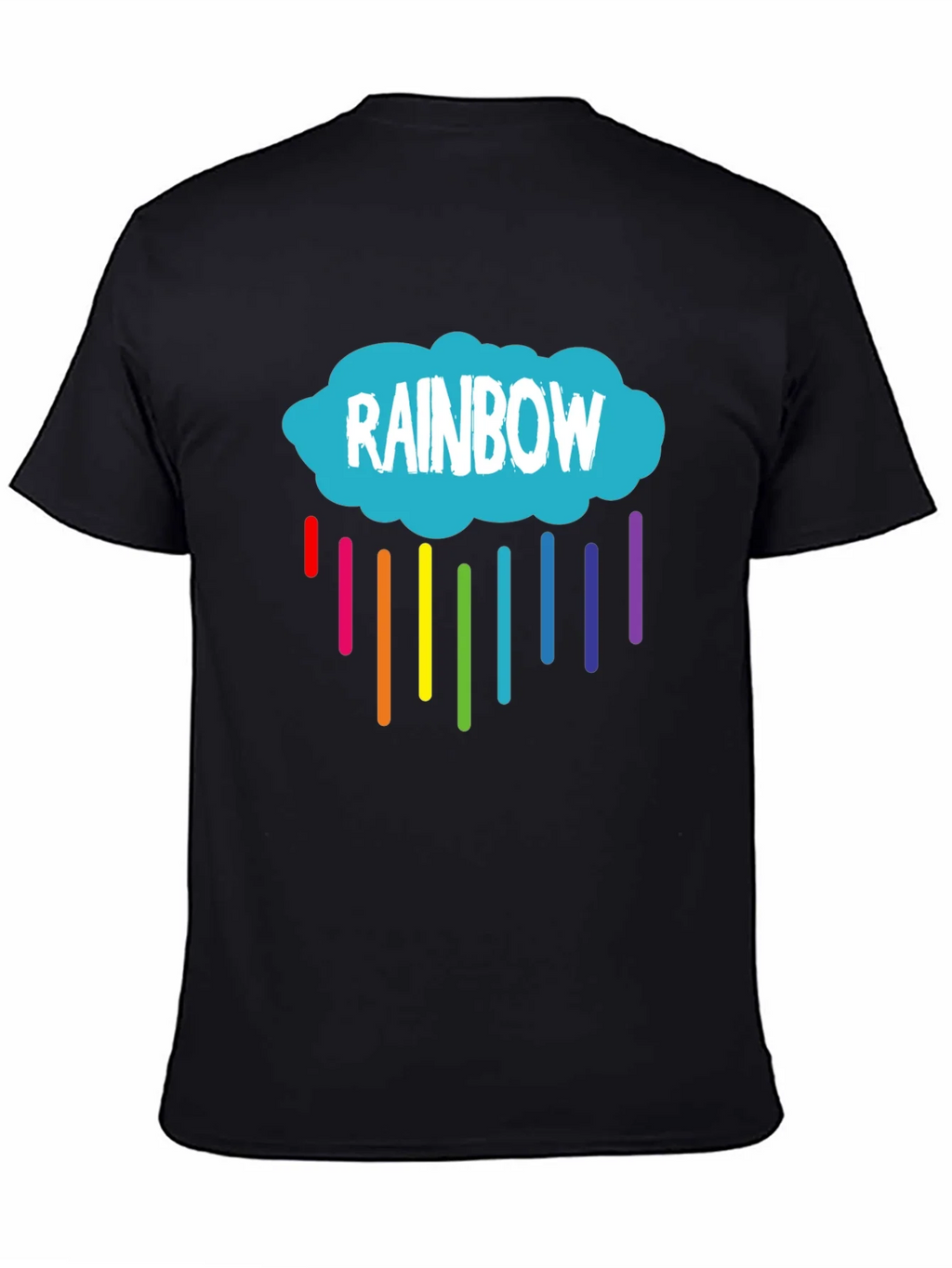 Rainbow Cloud Graphic T-Shirt - Unisex product image 4