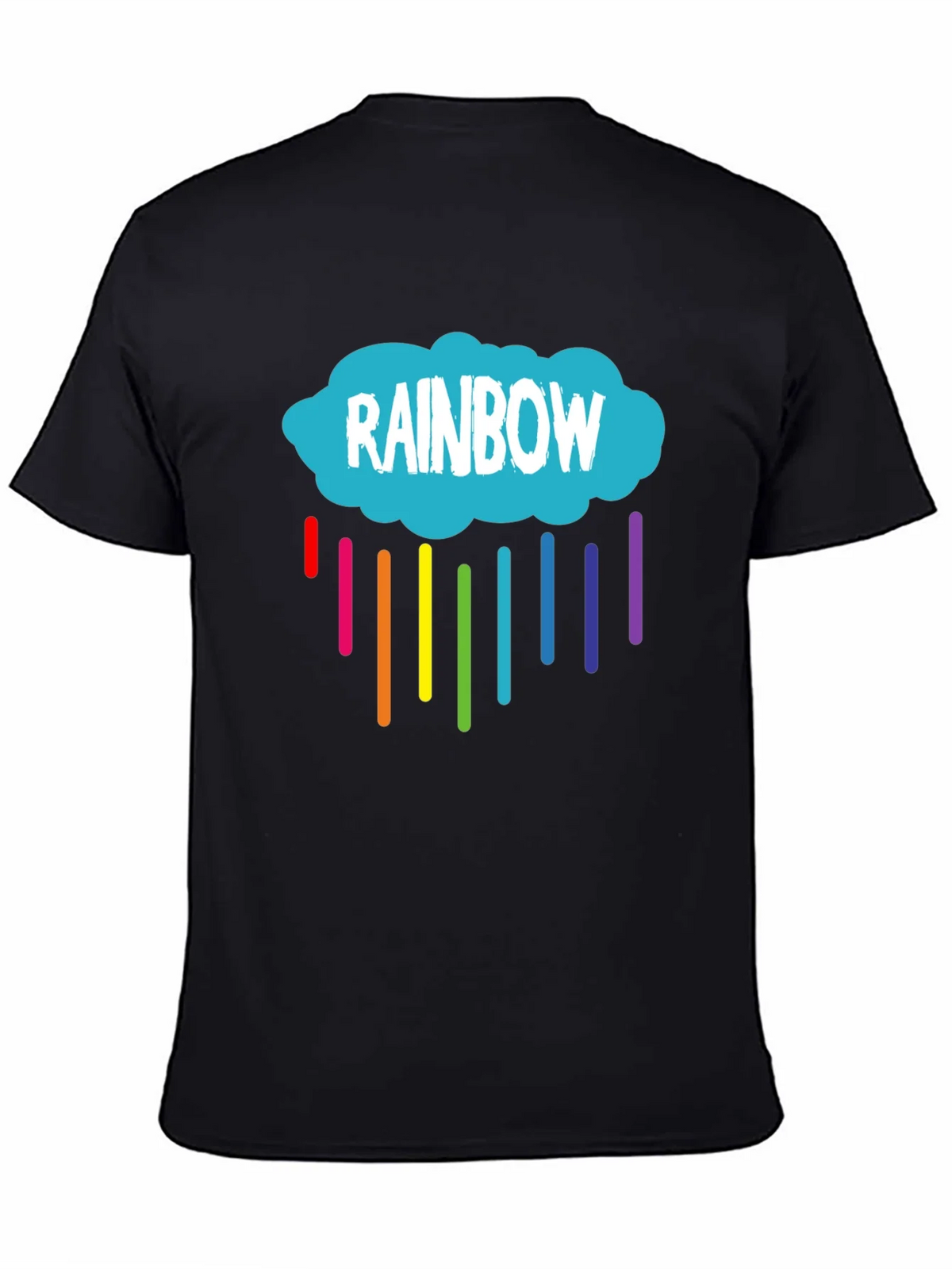 Rainbow Cloud Graphic T-Shirt - Unisex product image 4