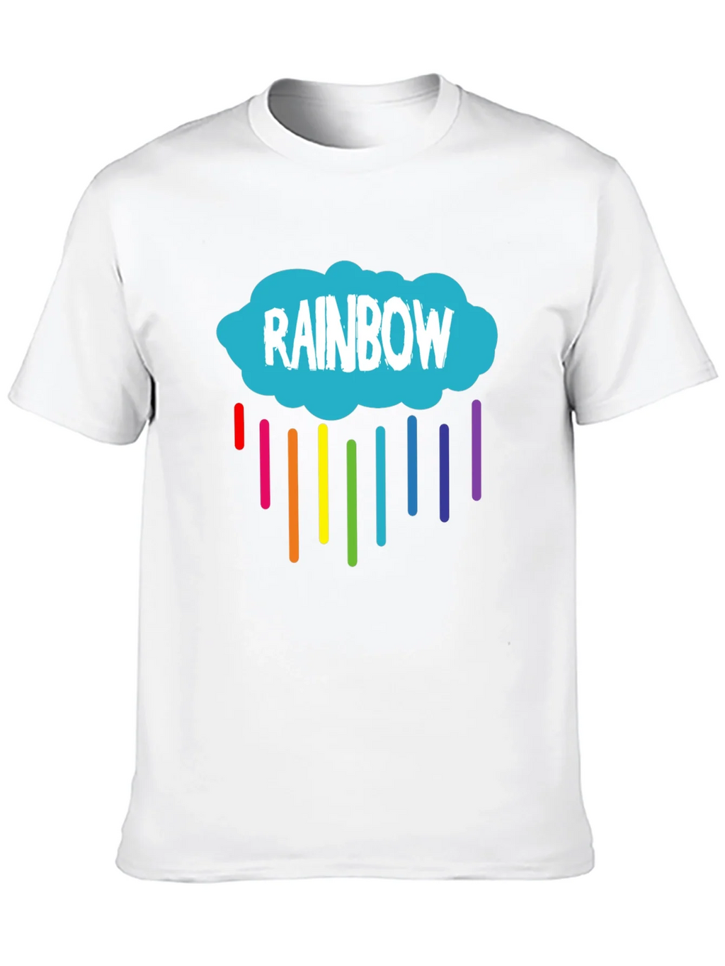 Rainbow Cloud Graphic T-Shirt - Unisex product image 9
