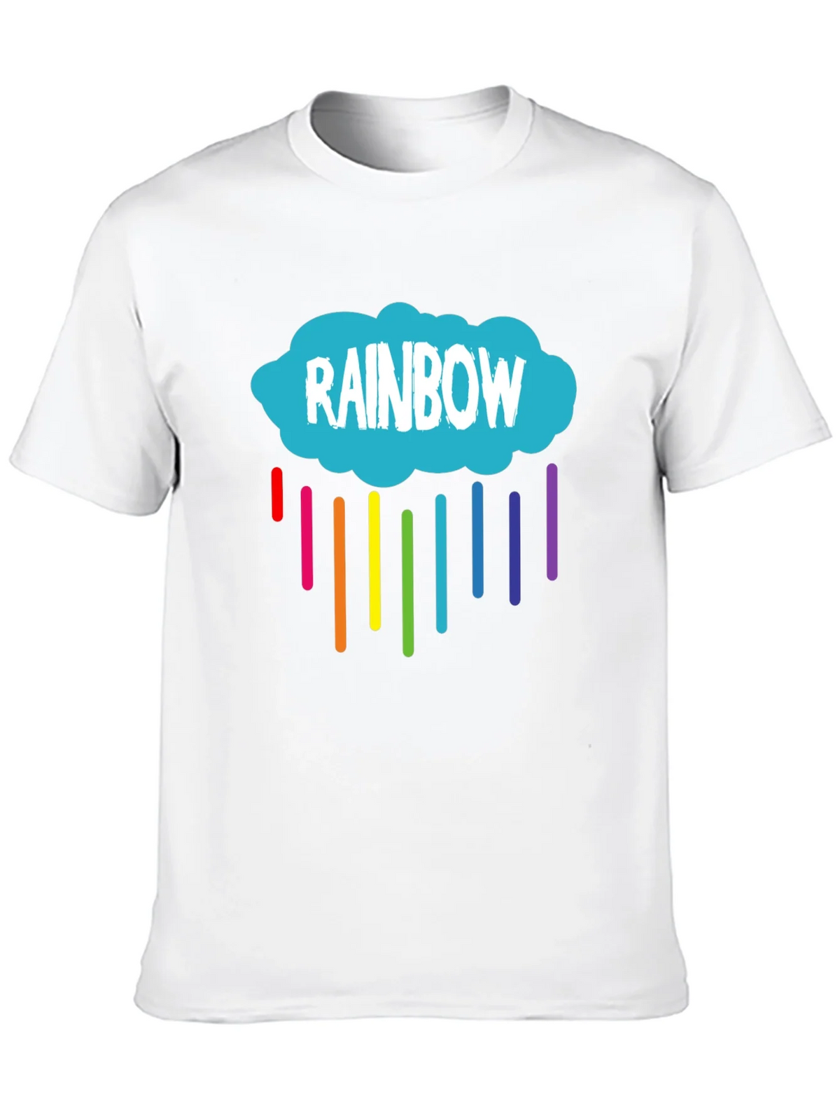 Rainbow Cloud Graphic T-Shirt - Unisex product image 9