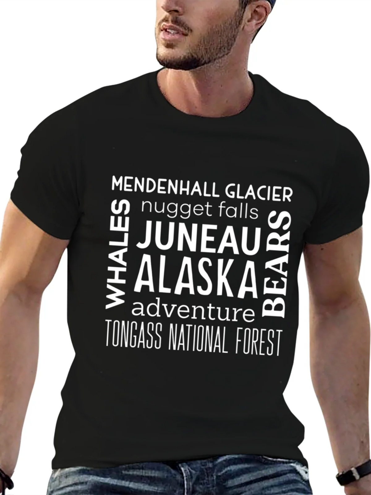 Alaska Adventure Graphic Tee - Mendenhall Glacier Souvenir product image 5