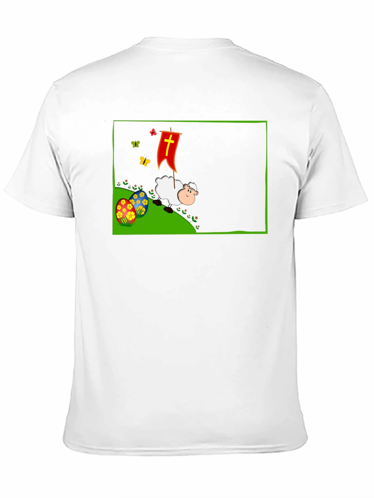 Easter Sheep Graphic T-Shirt - Black product image 10