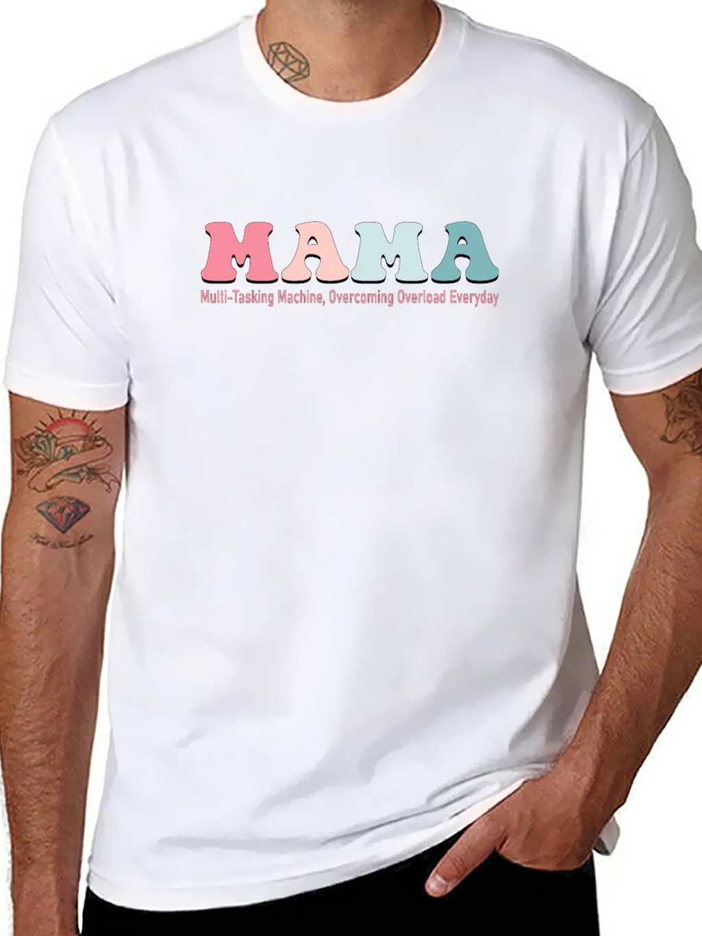 Mama Multi-Tasking Machine Graphic Tee product image 7