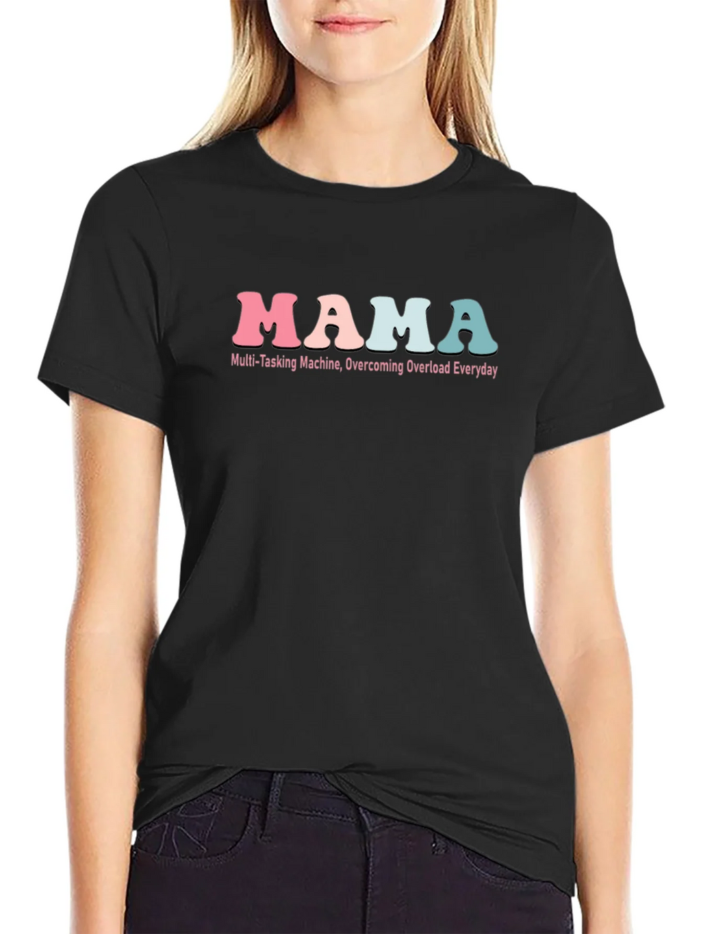 Mama Multi-Tasking Machine Graphic Tee product image 2
